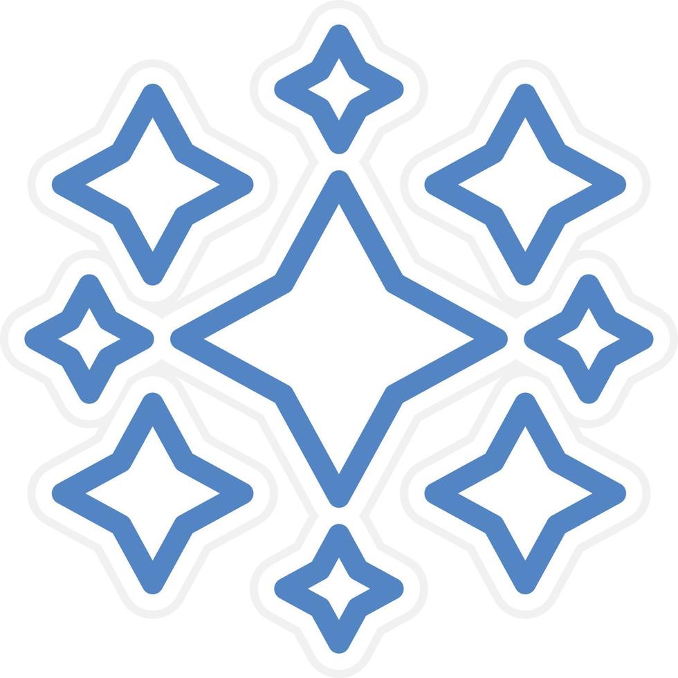 Sparkles Vector Icon Style