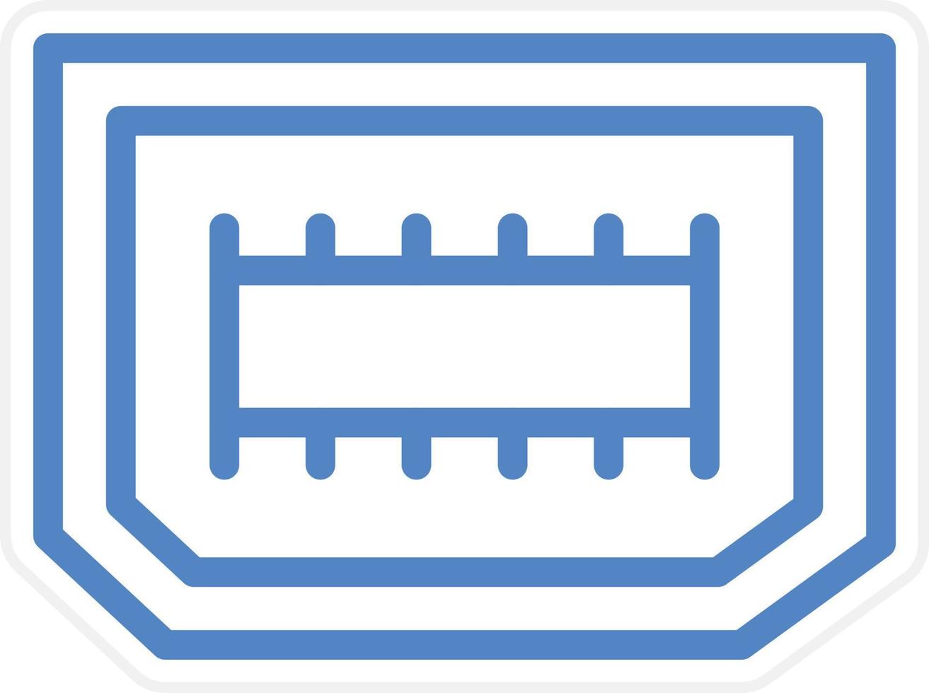 Hdmi Port Vector Icon Style