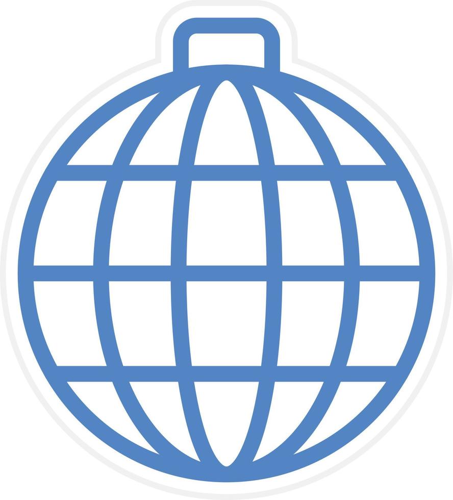 Disco Ball Vector Icon Style