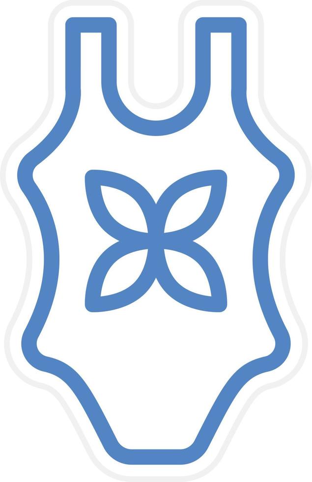 Swimsuit Vector Icon Style
