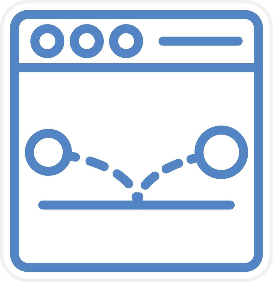 Bounce Rate Vector Icon Style