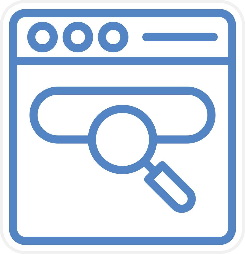 Search Engine Vector Icon Style