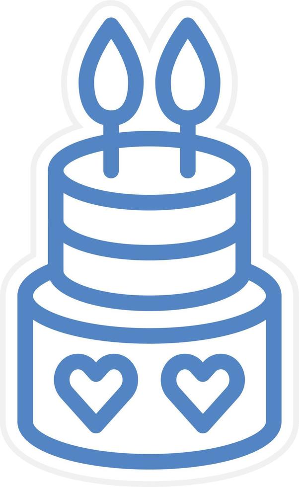 Cake Vector Icon Style