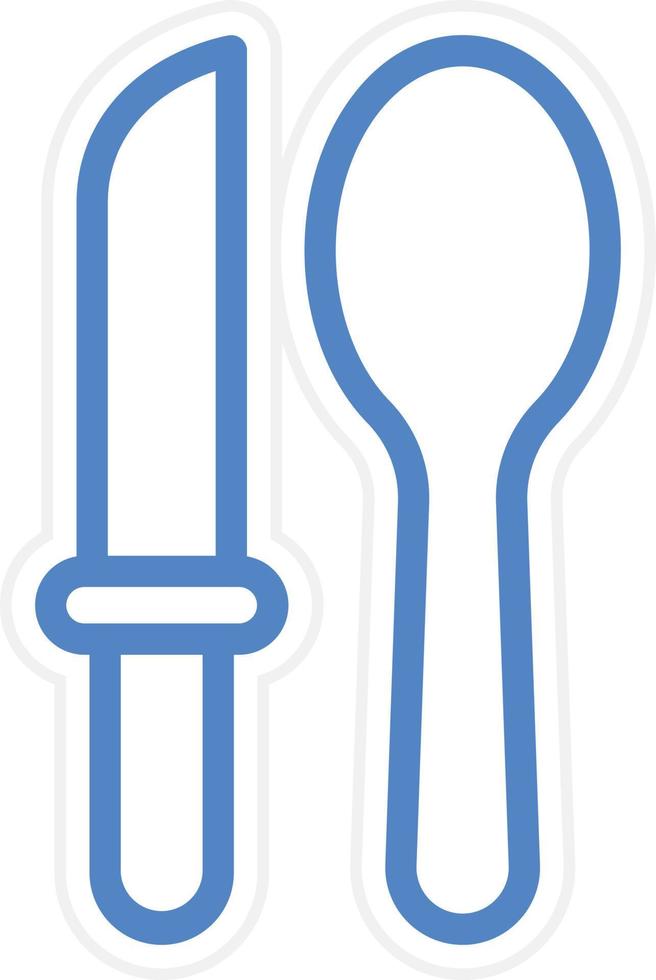 Cutlery Vector Icon Style