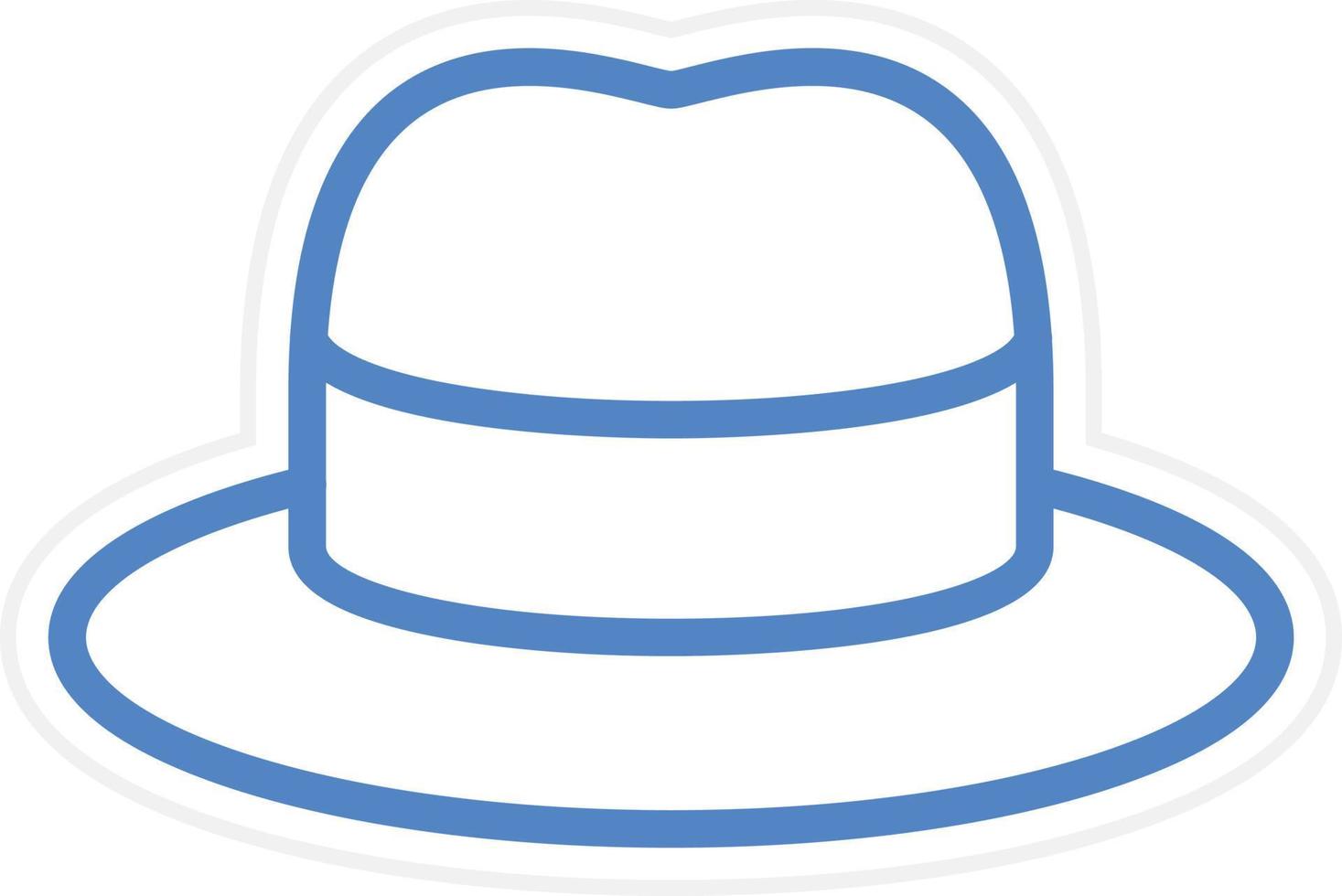 sombrero vector icono estilo