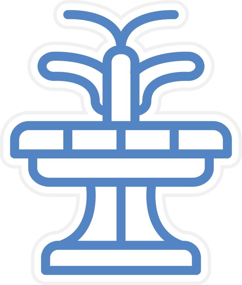 Fountain Vector Icon Style