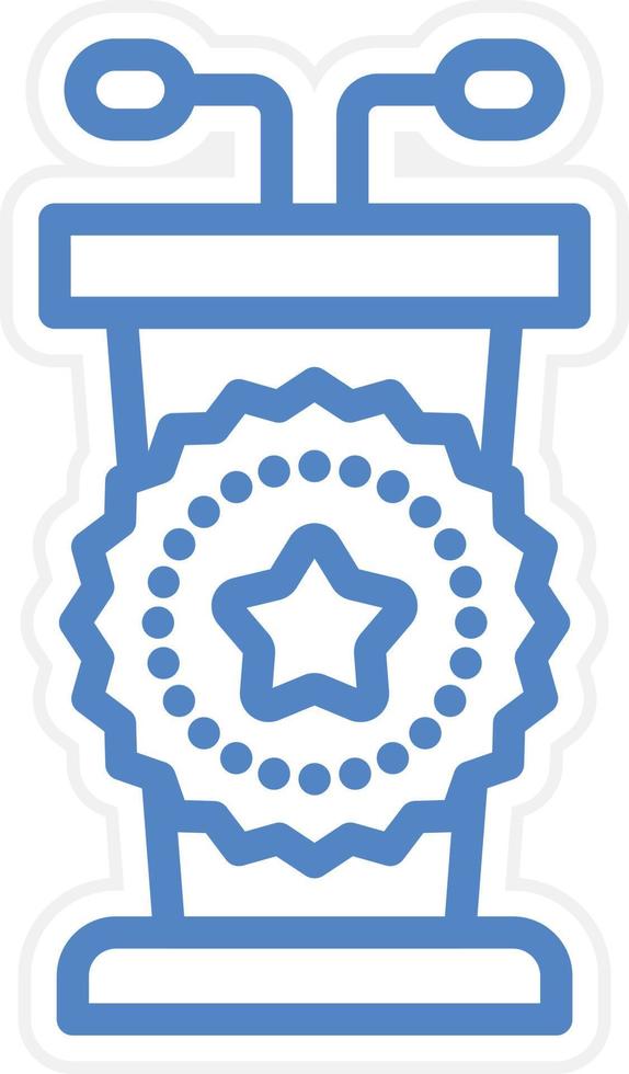 Winner Podium Vector Icon Style