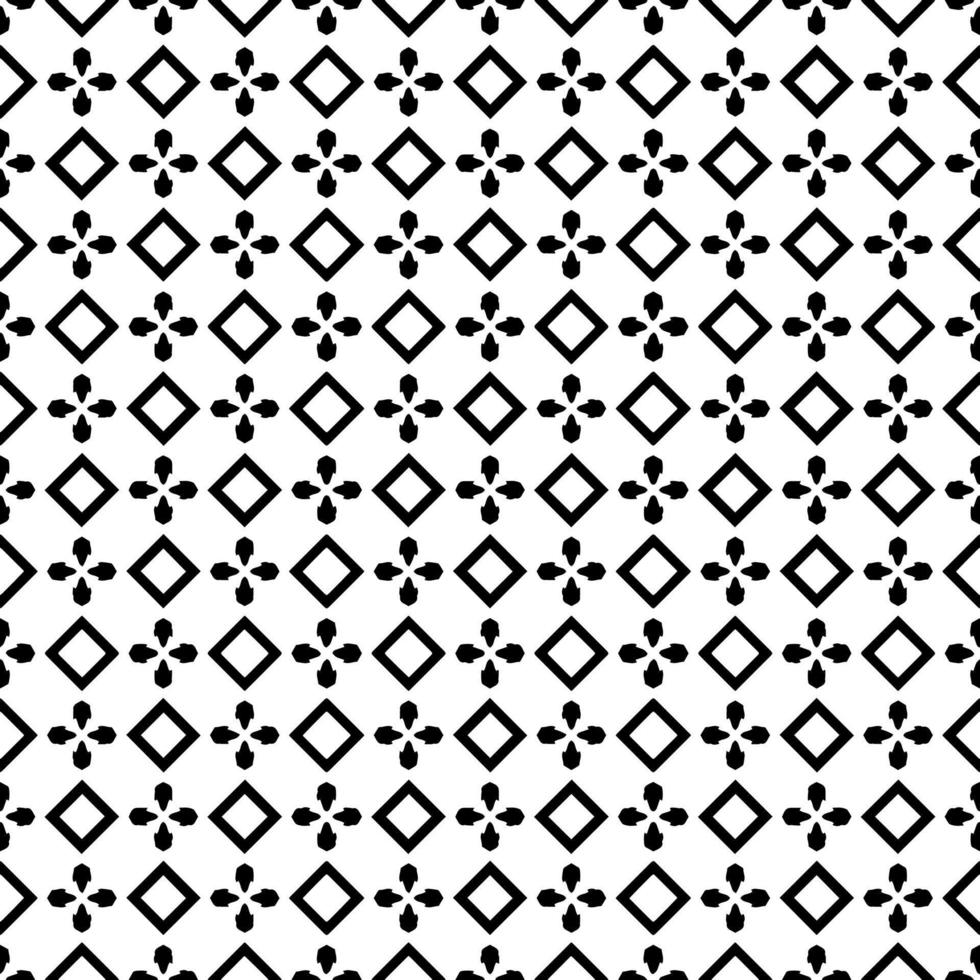 Black and white seamless pattern texture. Greyscale ornamental graphic design. vector