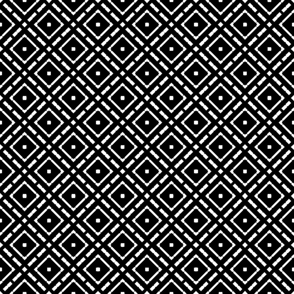 Black and white seamless pattern texture. Greyscale ornamental graphic design. vector