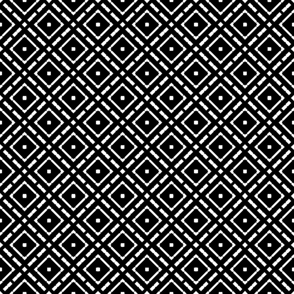 Black and white seamless pattern texture. Greyscale ornamental graphic design. vector