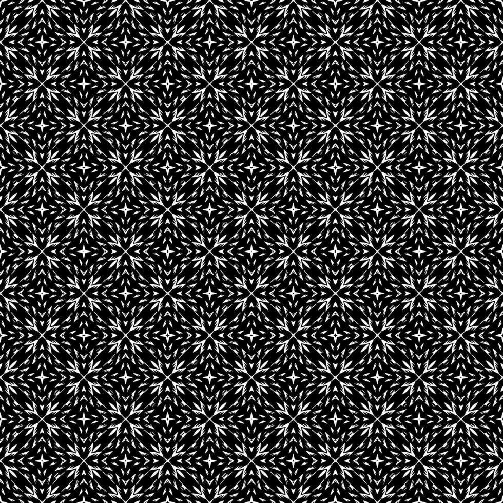 Black and white seamless pattern texture. Greyscale ornamental graphic design. vector