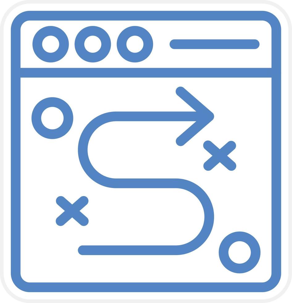 Digital Strategy Vector Icon Style