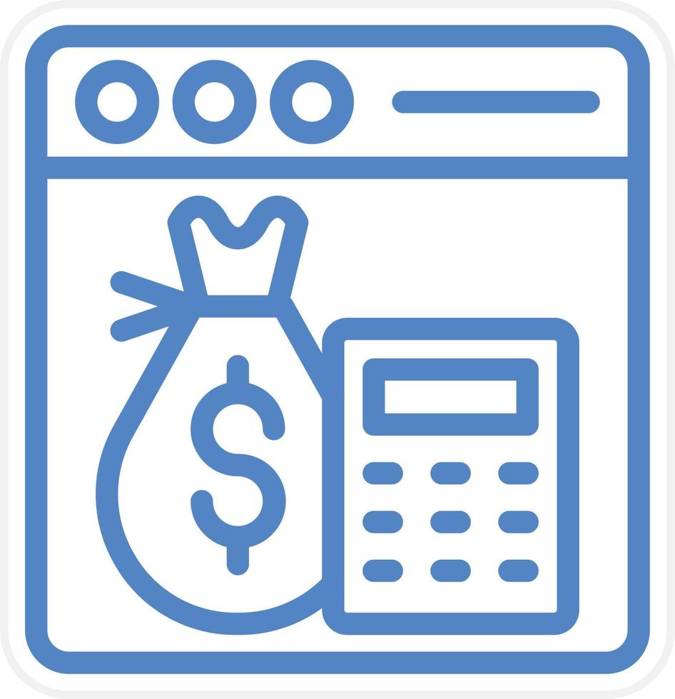 Budget Vector Icon Style