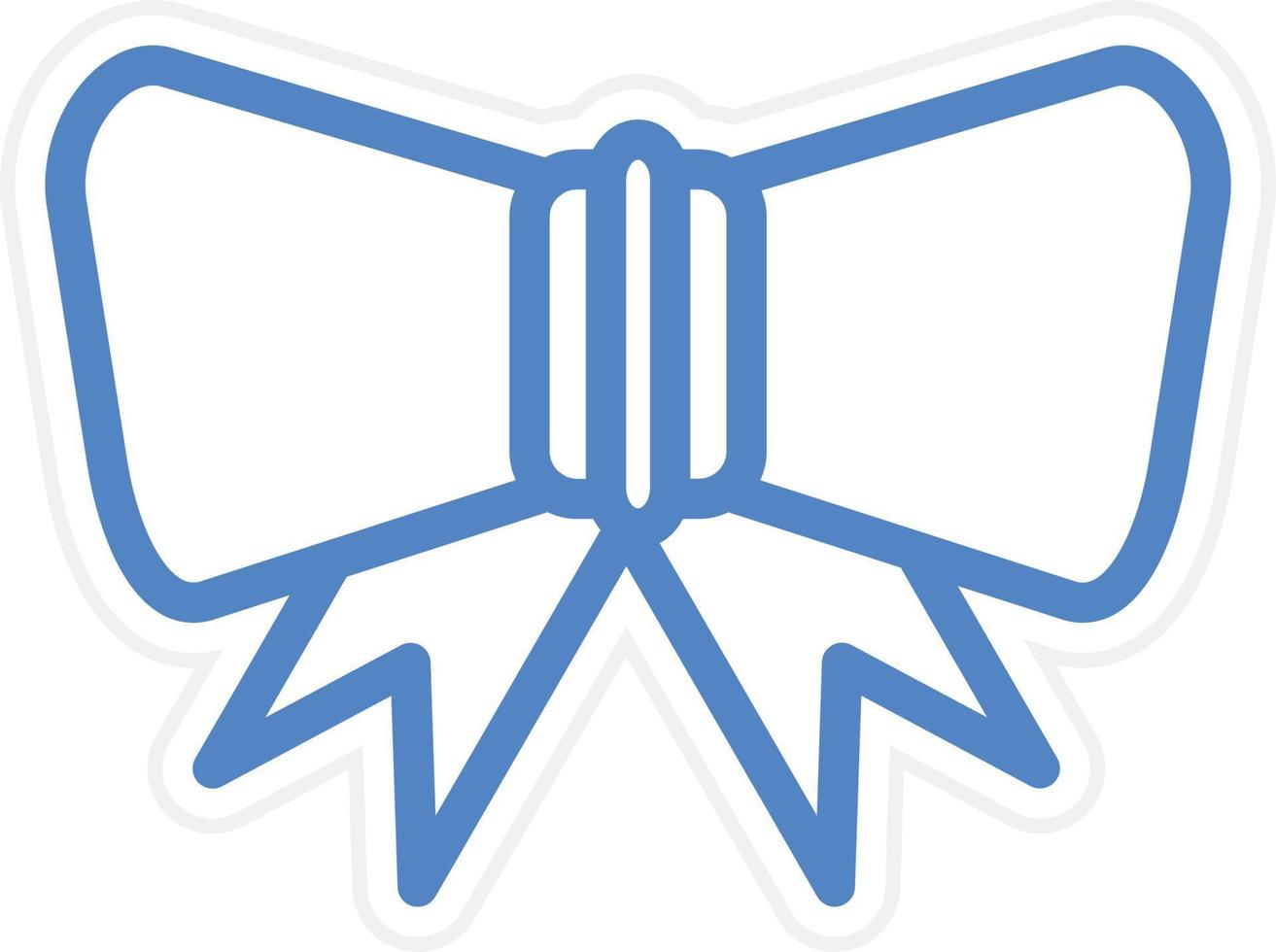 Bow Tie Vector Icon Style