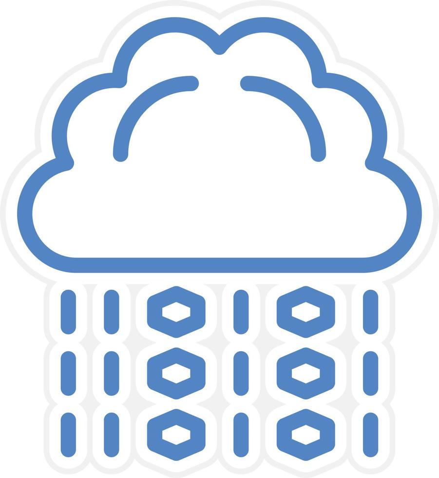Hail Vector Icon Style