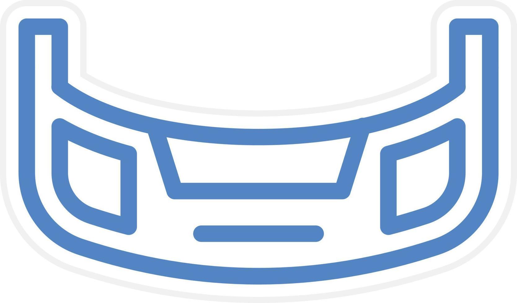 Bumper Vector Icon Style