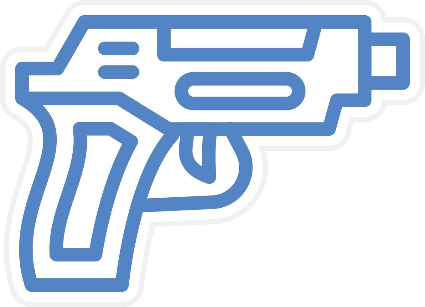 Gun Vector Icon Style