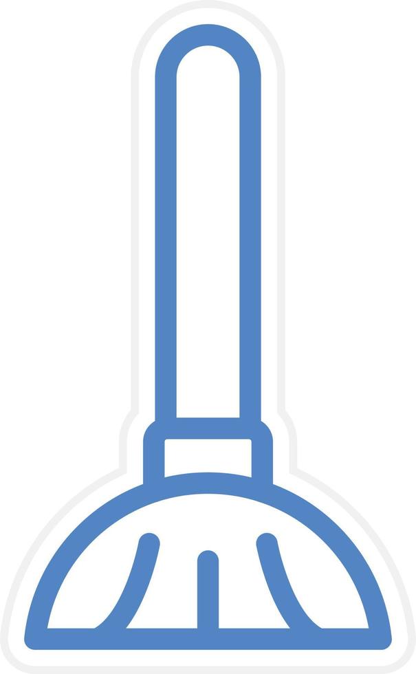 Broom Vector Icon Style