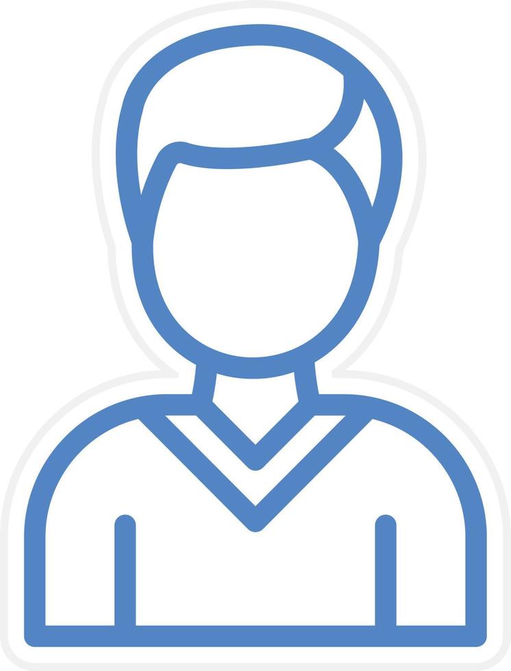 Boy Vector Icon Style
