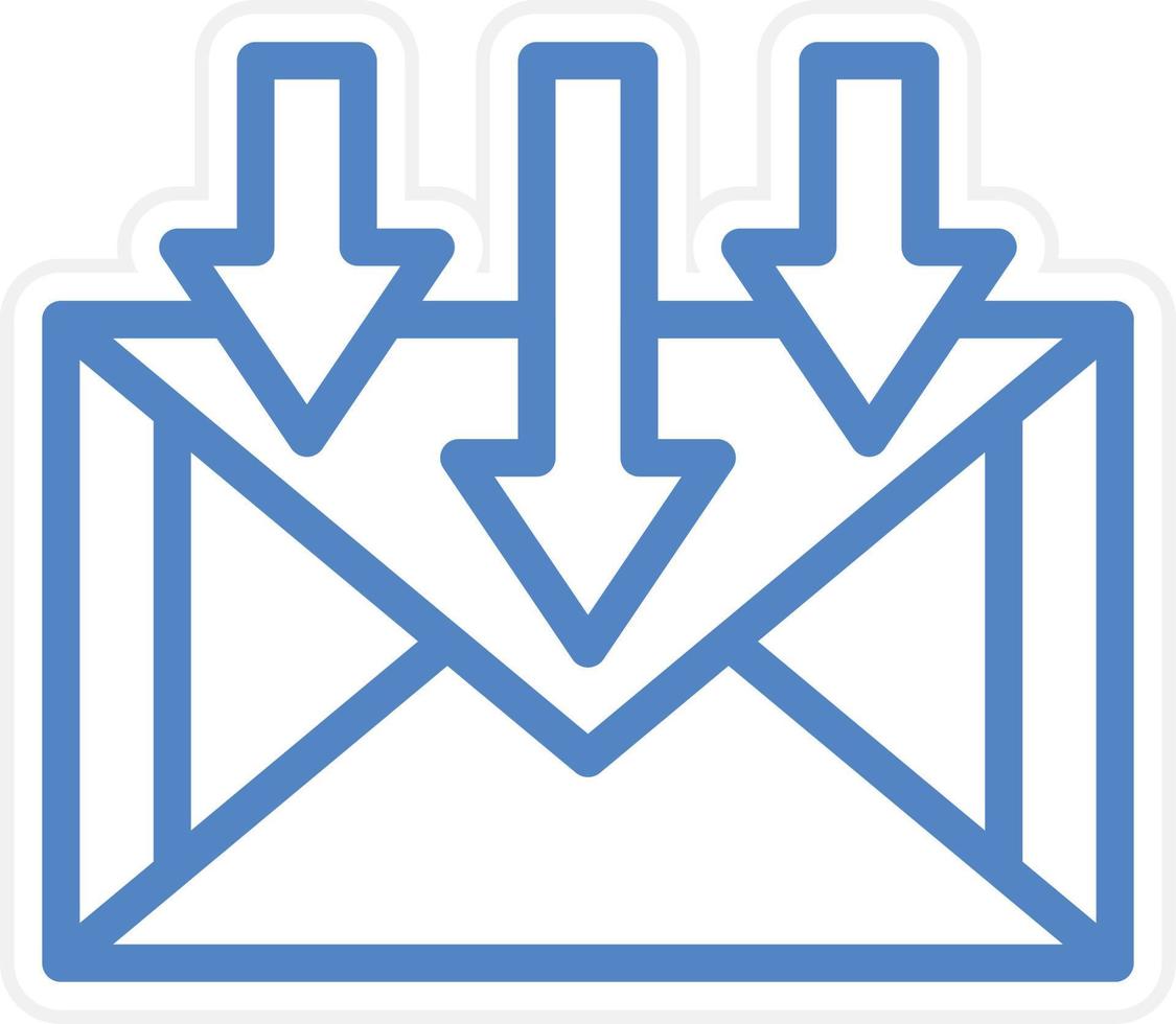 Inbox Vector Icon Style