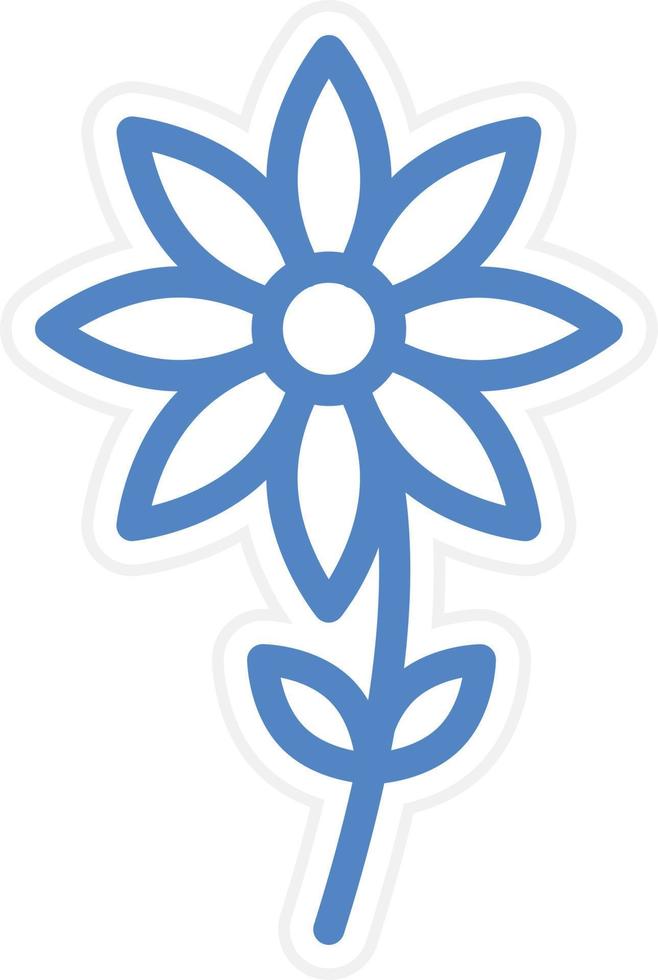 Flower Vector Icon Style