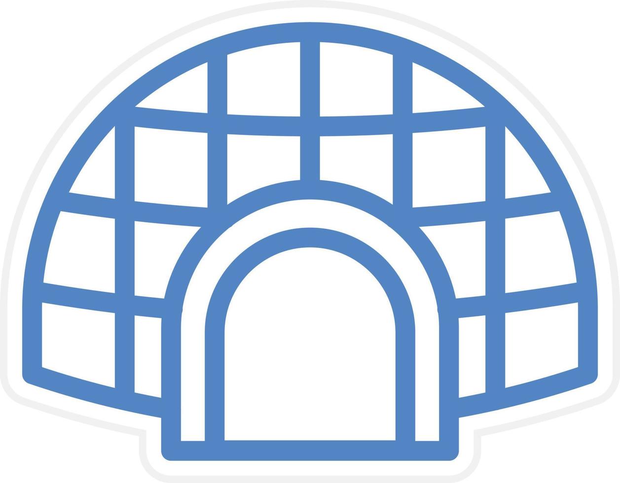 Igloo Vector Icon Style