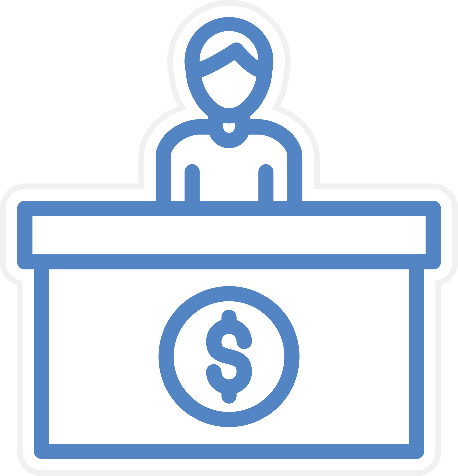 Cash Counter Vector Icon Style 22705008 Vector Art at Vecteezy