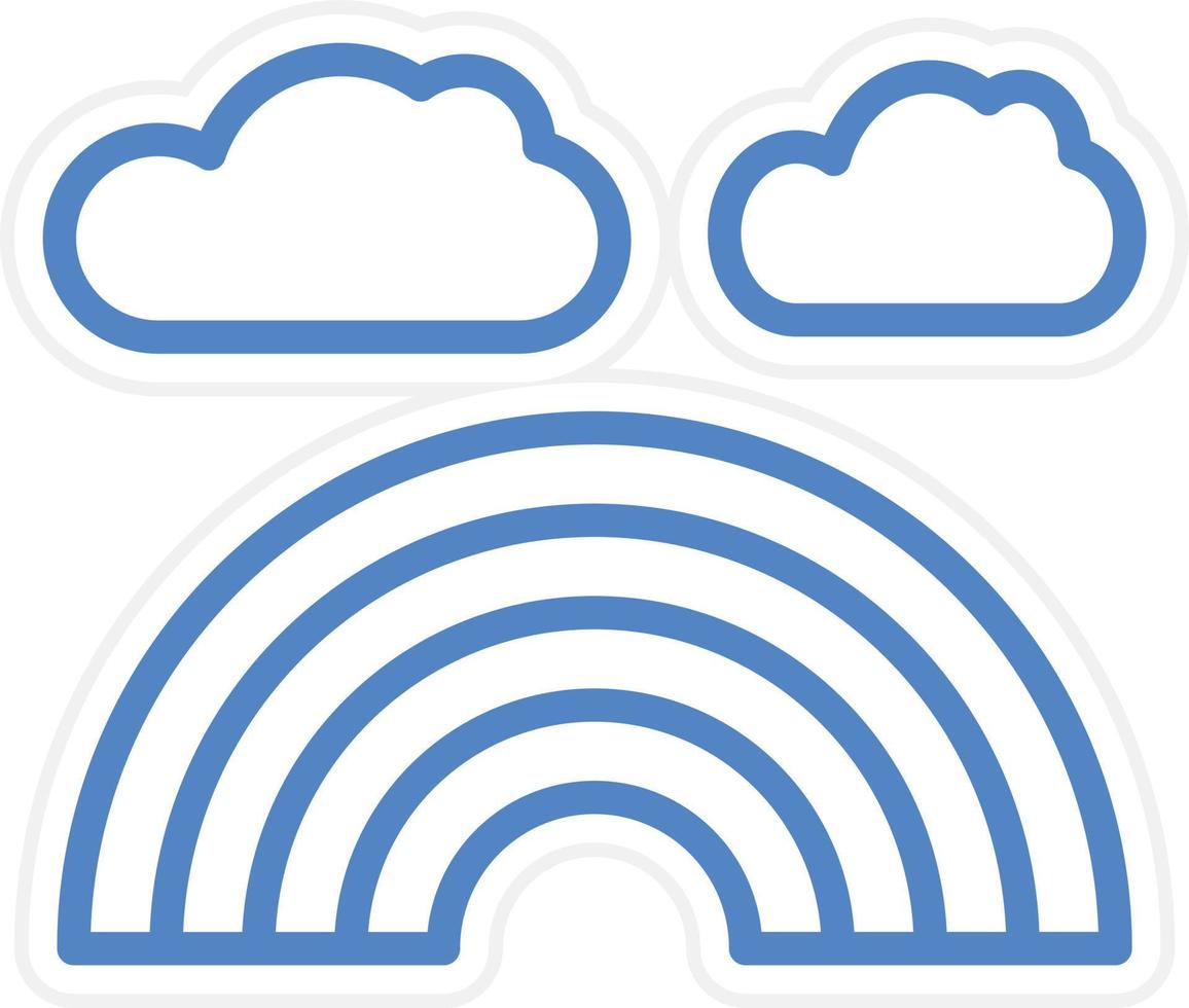 Rainbow Vector Icon Style