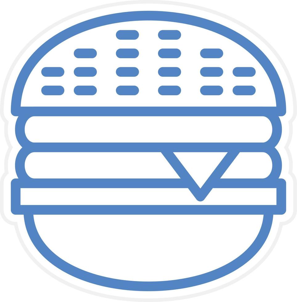 Burger Vector Icon Style