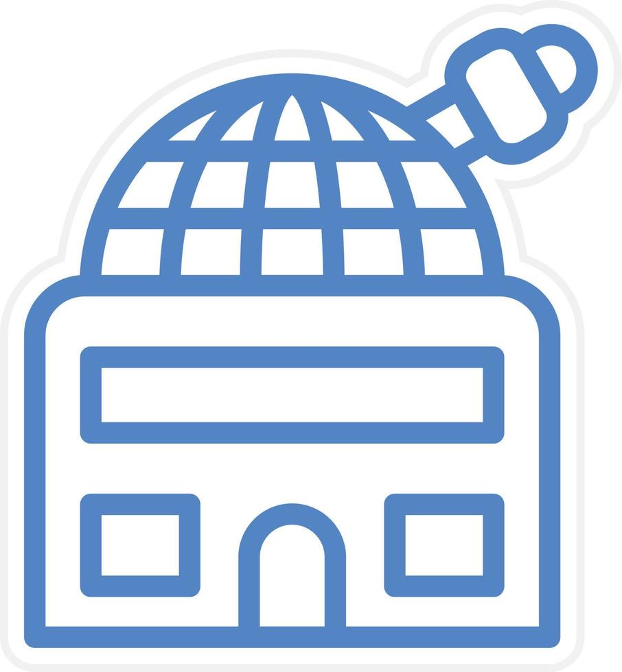 Observatory Vector Icon Style