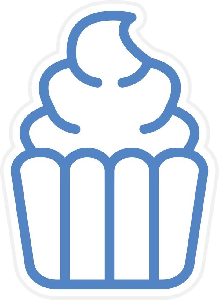 Cupcake Vector Icon Style