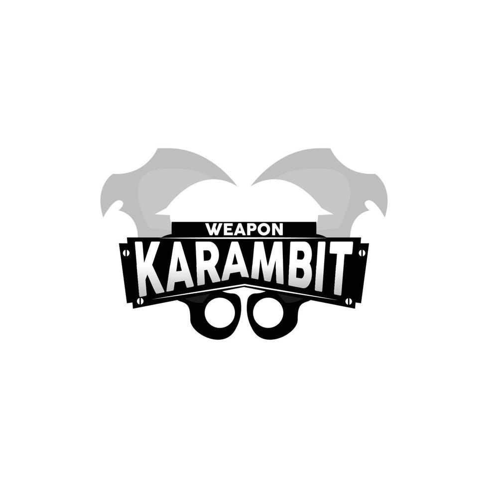 kerambito logo, Indonesia luchando arma vector, ninja luchando herramienta sencillo diseño, modelo ilustración símbolo icono vector