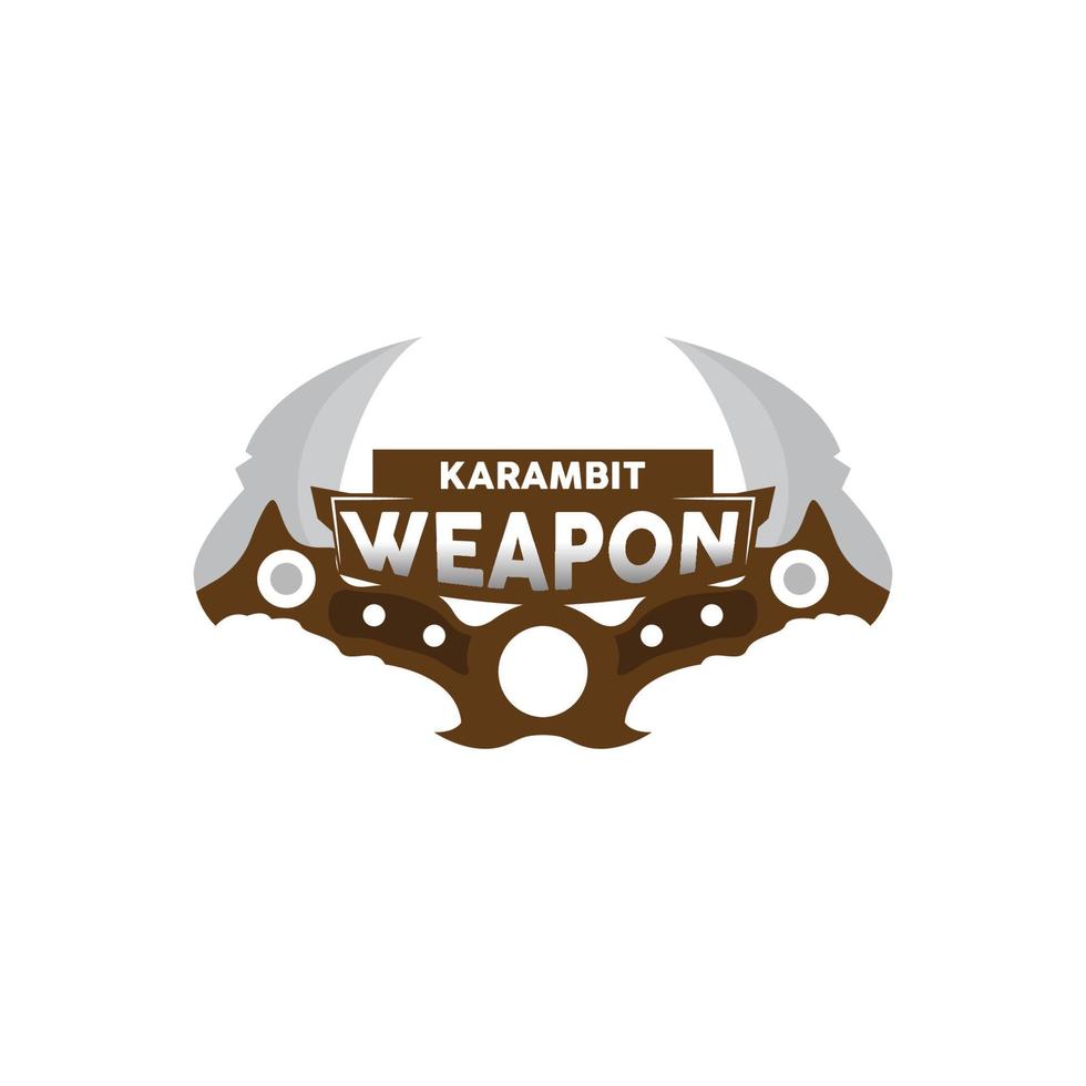 kerambito logo, Indonesia luchando arma vector, ninja luchando herramienta sencillo diseño, modelo ilustración símbolo icono vector