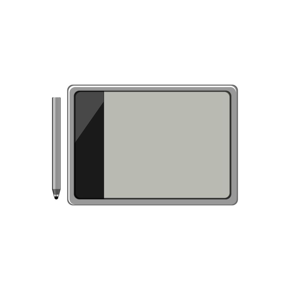 computer pen display cartoon vector illustration
