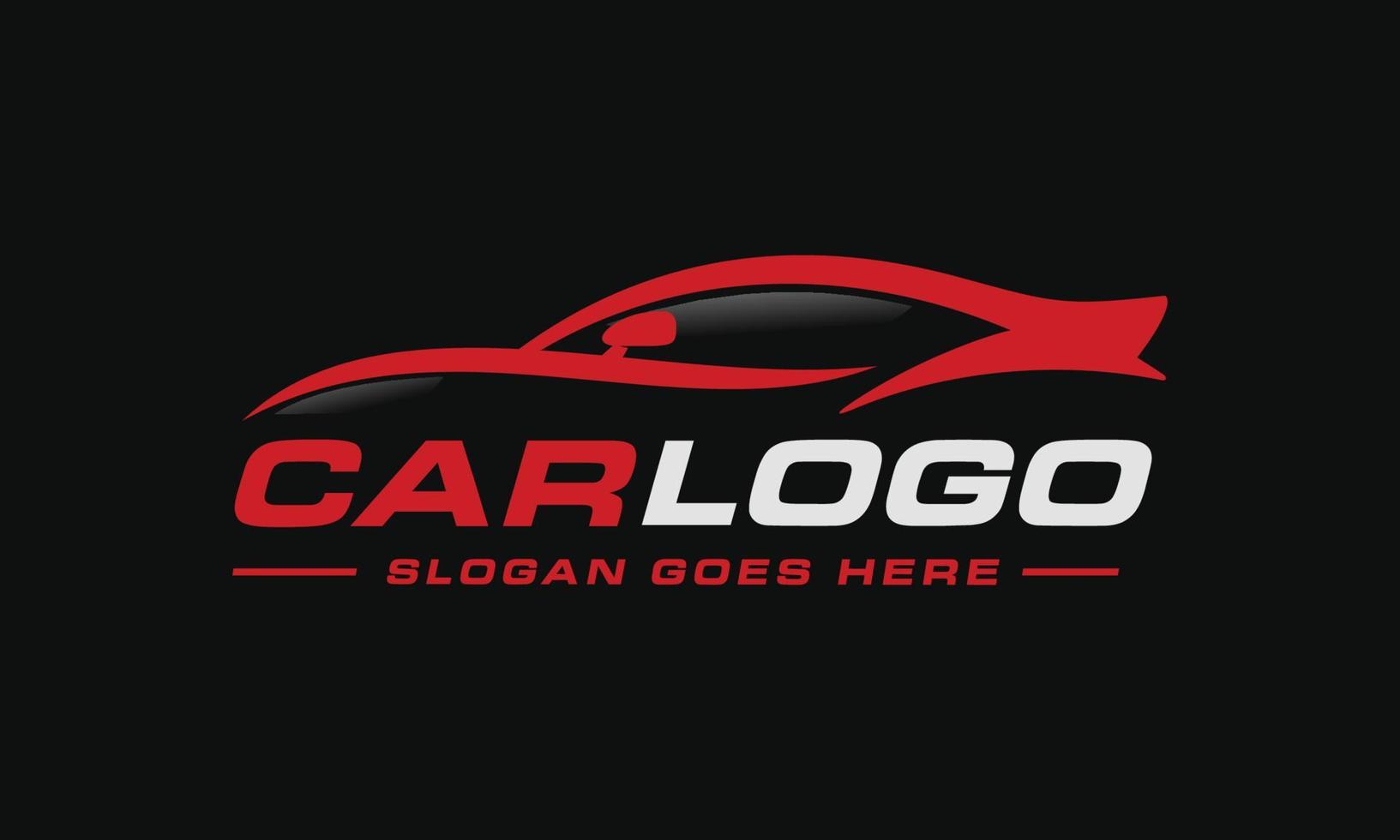 vector de diseño de logotipo automotriz de coche