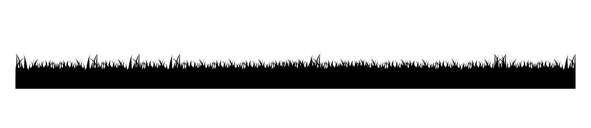 Grass silhouette vector