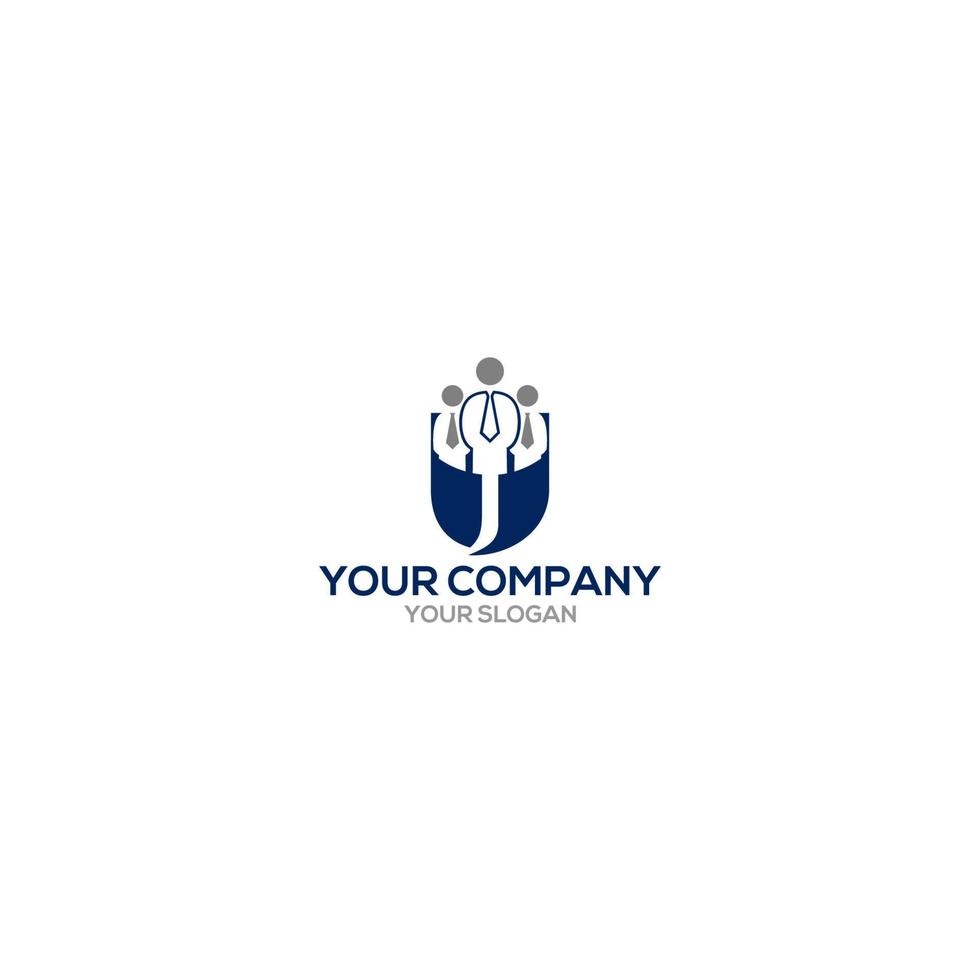 UJ Job Logo Design Vector