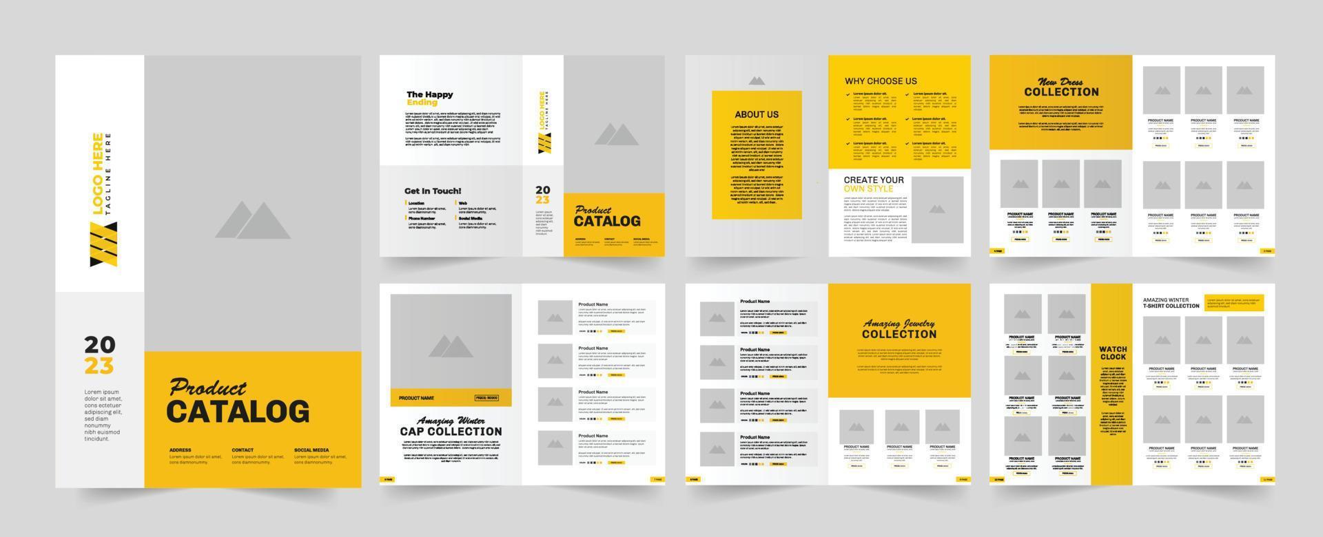 Multipurpose Product Catalog and Fashion catalog template vector