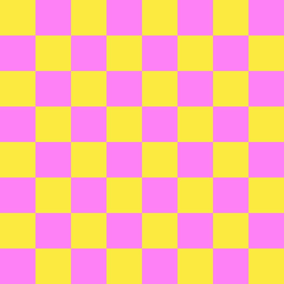Modern retro checkered seamless pattern. Chessboard ornament. Digital paper. Y2k groovy repeat pattern. vector