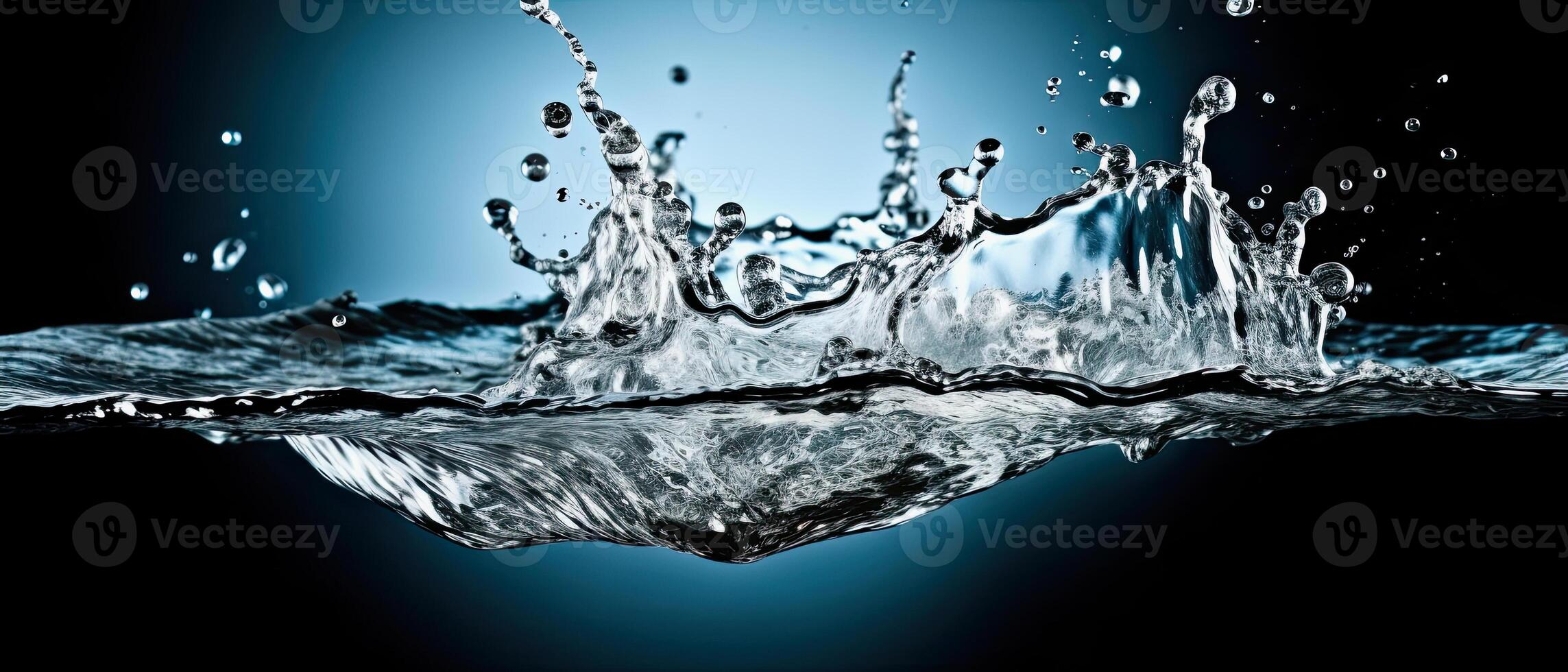 illustration of a clear water splash photo