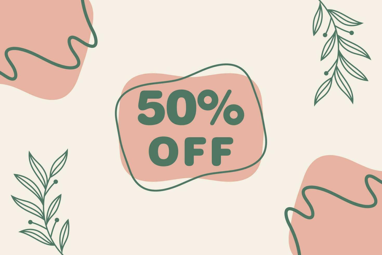 50 percent Sale and discount labels. price off tag icon flat design. vector