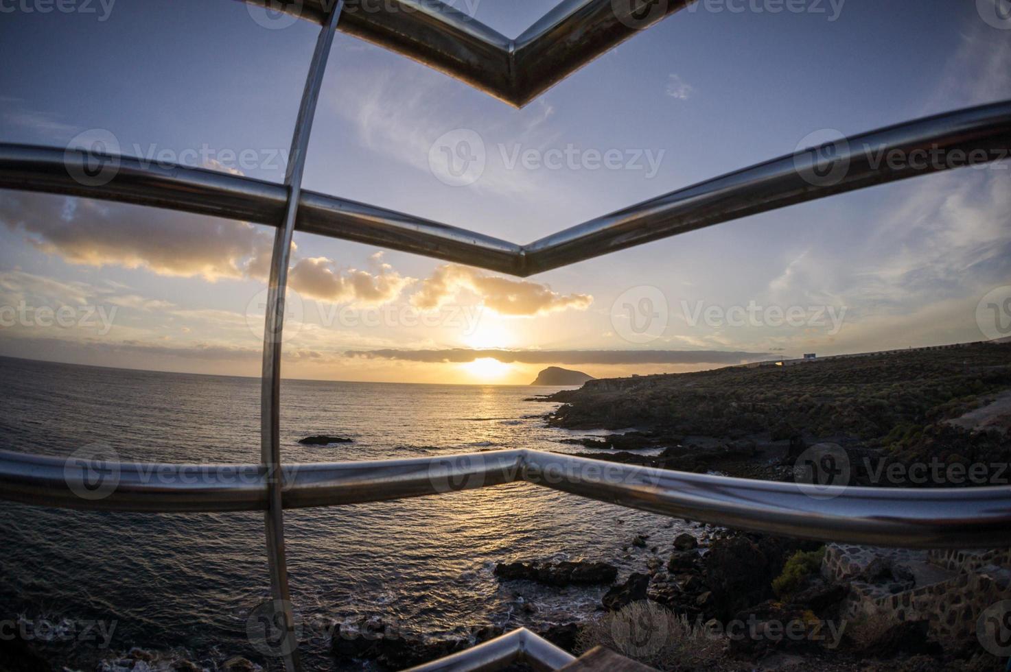 Scenic coastal view photo