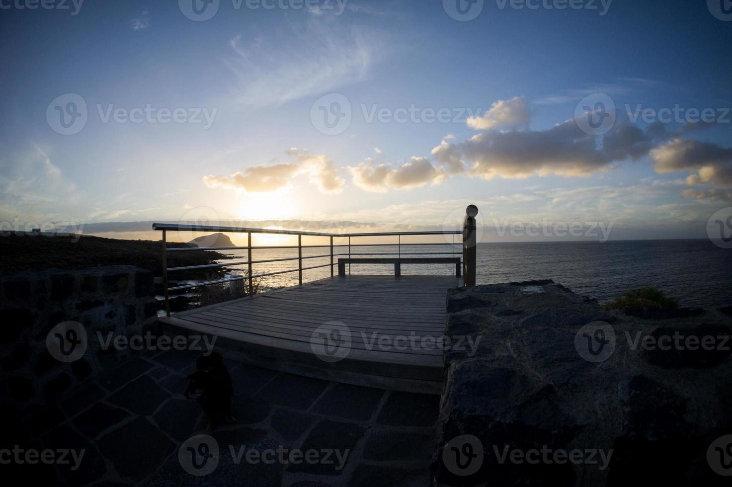 Scenic coastal view photo