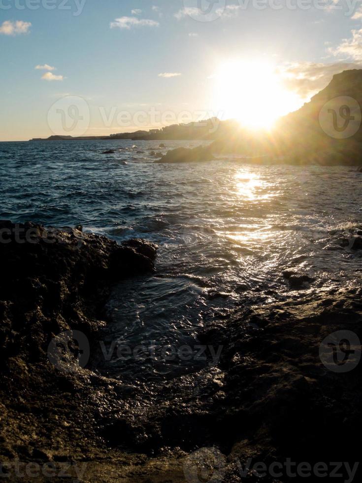 Scenic coastal view photo