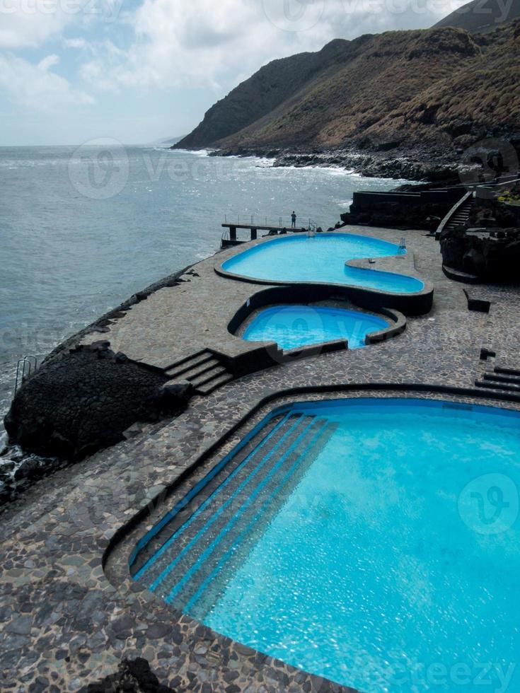 Scenic coastal view photo