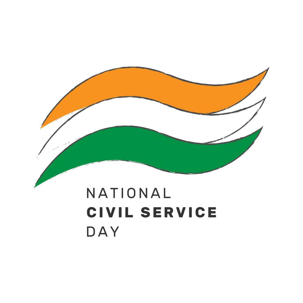 Vector illustration of National Civil Service Day 22707577 Vector Art