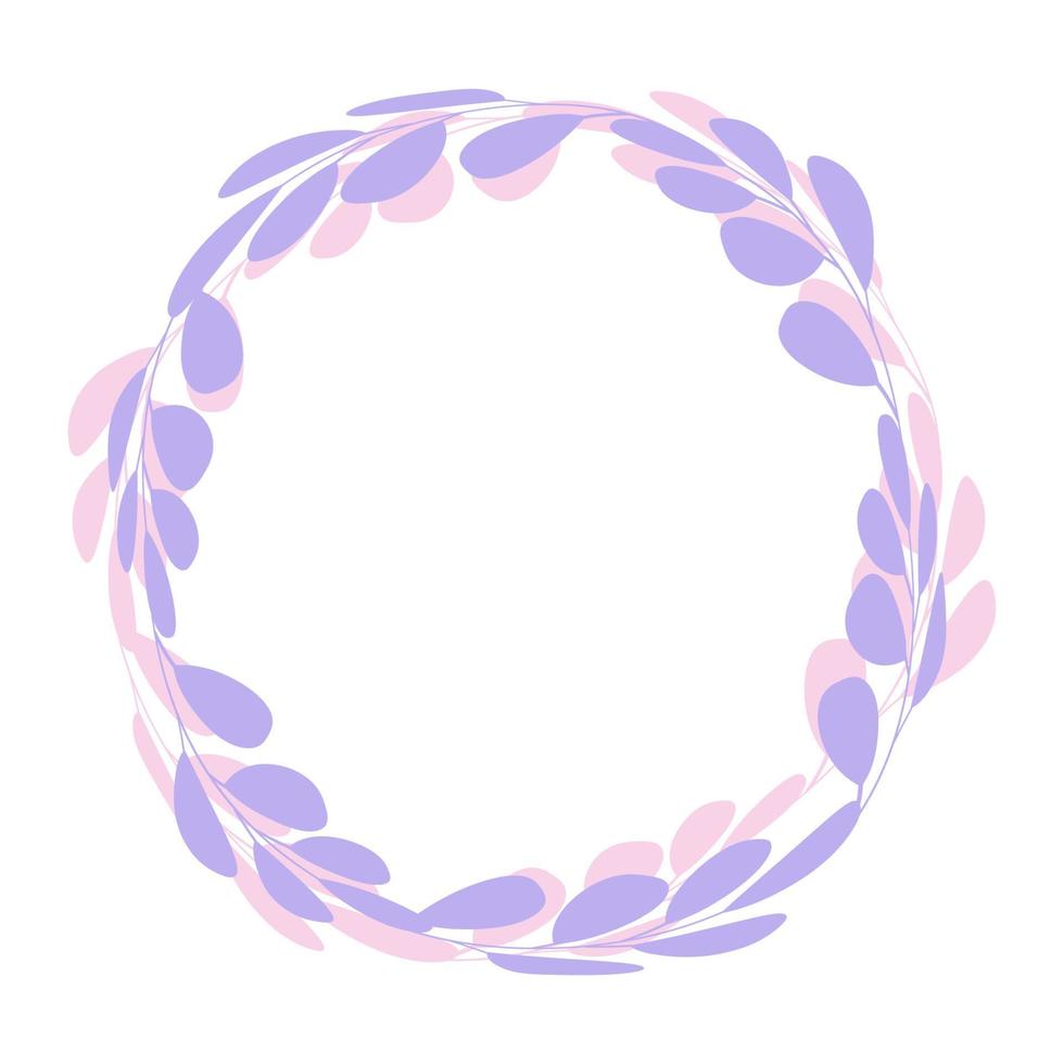 frame with flowers vector