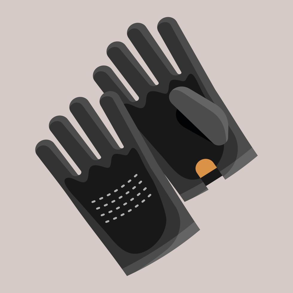 vector imagen de un par de trabajando guantes