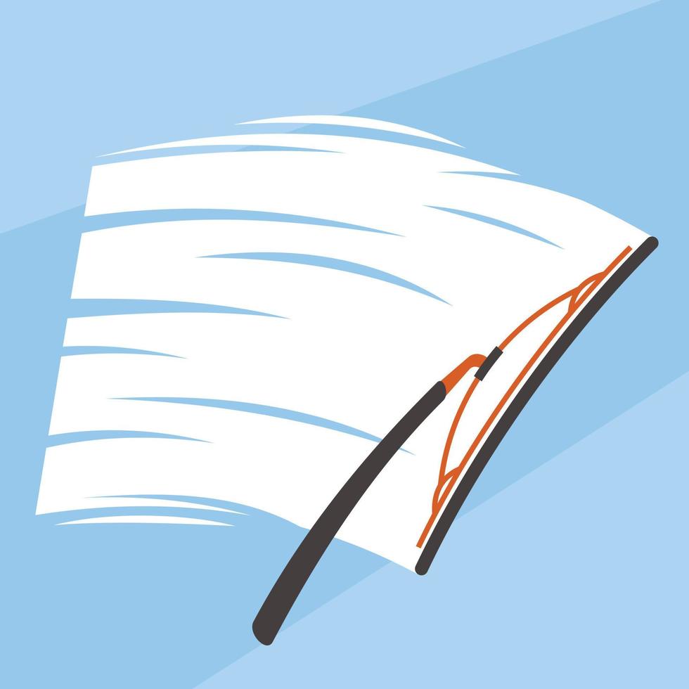 Vector Image Of A Windscreen Wiper