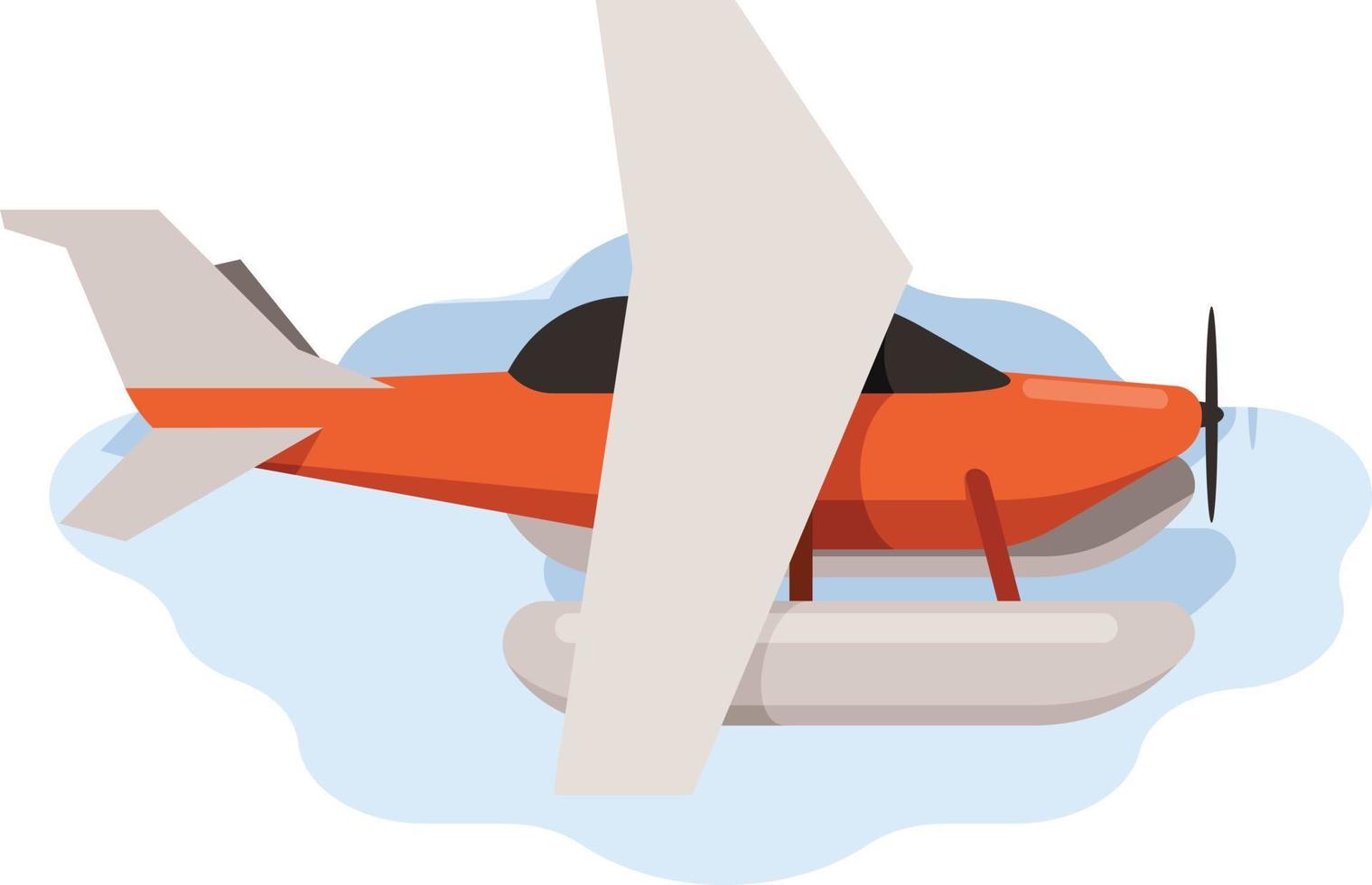 Vector Image Of A Seaplane